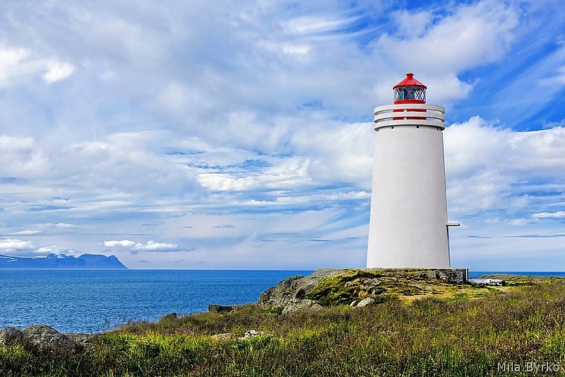 Skarð lighthouse
AKA Vatnsnes
Keywords: Vatsnes;Iceland;Hunafloi;Greenland sea