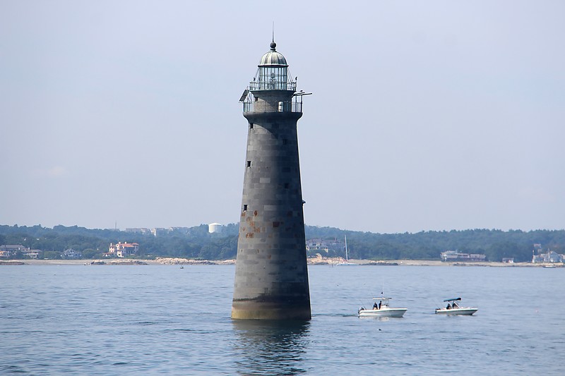 Massachusetts /  Minot's Ledge lighthouse
Author of the photo: [url=http://www.flickr.com/photos/21953562@N07/]C. Hanchey[/url]
Keywords: Massachusetts;United States;Boston;Atlantic ocean;Offshore