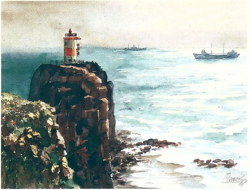 Russia / Vladivostok / Basargin lighthouse
From set of postcards "Lighthouses of USSR"
Keywords: Art