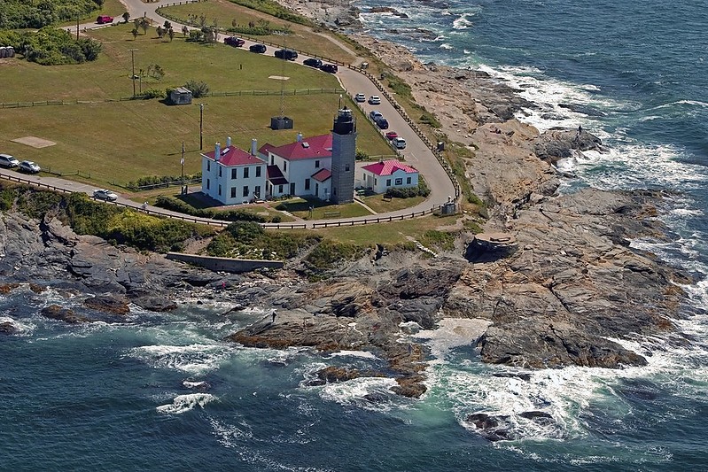 Rhode island / Beavertail lighthouse - aerial view
Author of the photo: [url=https://jeremydentremont.smugmug.com/]nelights[/url]

Keywords: Rhode Island;United States;Atlantic ocean;Aerial