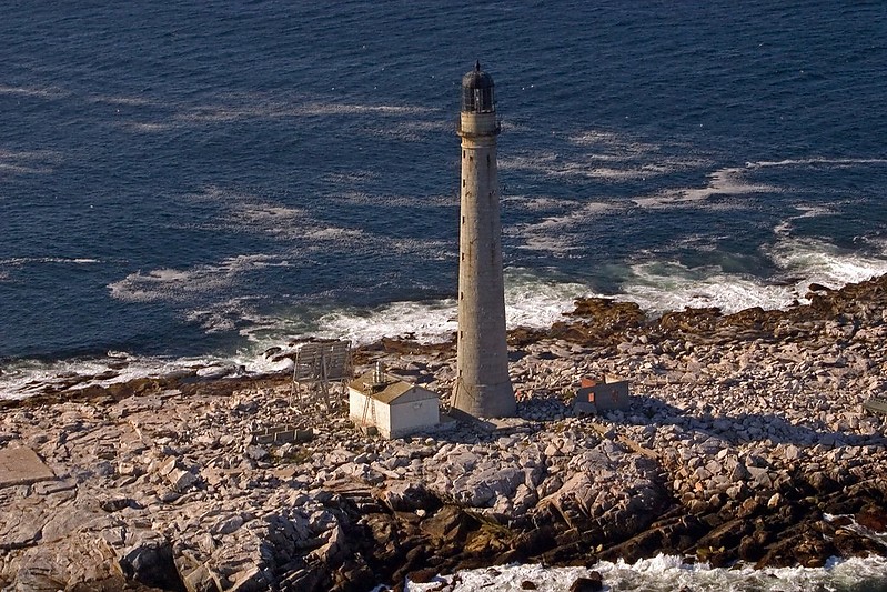 Maine / Boon Island lighthouse - aerial
Author of the photo: [url=https://jeremydentremont.smugmug.com/]nelights[/url]

Keywords: Maine;United States;Atlantic ocean;Aerial