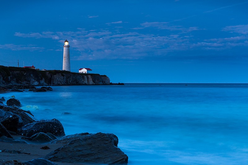 Quebec / Cap des Rosiers lighthouse at night
Author of the photo: [url=http://www.chasseurdephares.com/]Patrick Matte[/url]

Keywords: Canada;Quebec;Gulf of Saint Lawrence;Night