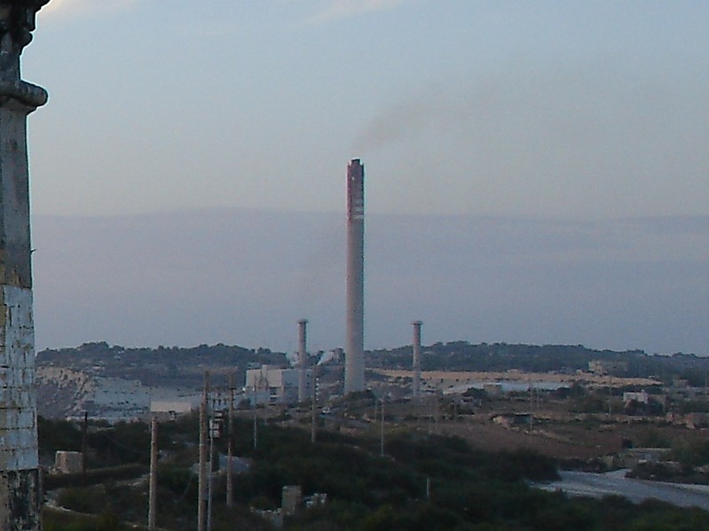 Marsaxlokk / Delimara Power Station light
Light is on the Chimney
Keywords: Marsaxlokk;Malta;Mediterranean sea