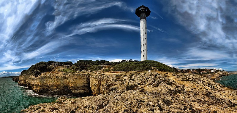 Torredembarra Lighthouse
Author of the photo: [url=https://www.flickr.com/photos/69793877@N07/]jburzuri[/url]

Keywords: Catalonia;Mediterranean sea;Spain