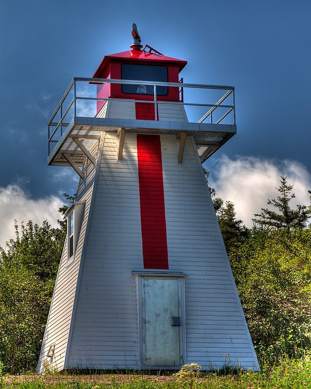 Nova Scotia / Havre Boucher Rear Range Lighthouse
Author of the photo: [url=https://www.flickr.com/photos/jcrowe/sets/72157625040105310]Jordan Crowe[/url], (Creative Commons photo)

Keywords: Nova Scotia;Canada;Gulf of Saint Lawrence