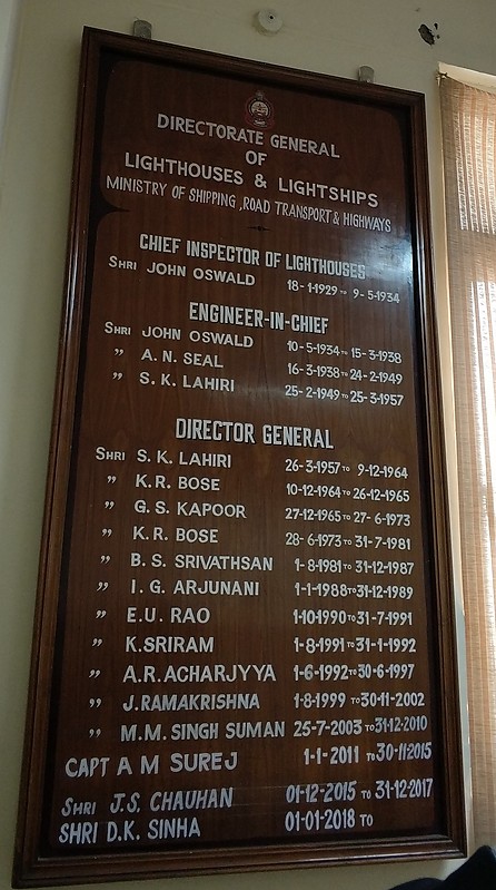 Plate with all General Managers of Indian Lighthouses Service
Keywords: Stuff
