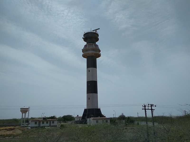 Koteshwar lighthouse
Also VTS Radar tower
Keywords: India;Gulf of Kachchh;Arabian sea;Vessel Traffic Service