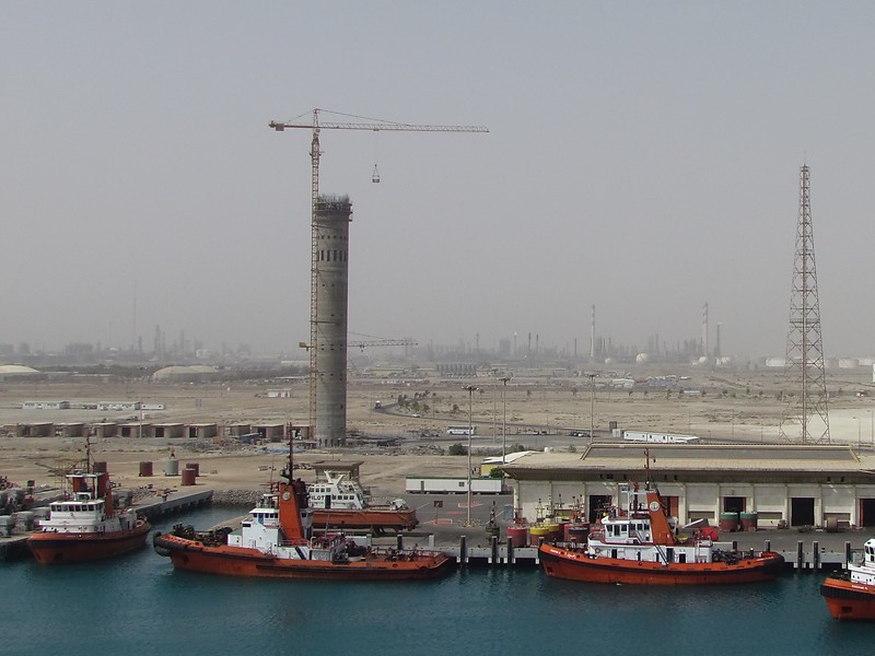 Yanbu Industrial port / New VTS tower under construction
Keywords: Yanbu;Saudi Arabia;Red sea;Vessel Traffic Service