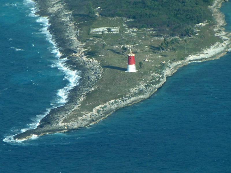Gun Cay lighthouse
Keywords: Bahamas;Atlantic ocean;Aerial