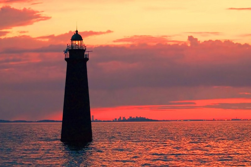 Massachusetts / Minot's Ledge lighthouse at sunset
Keywords: Massachusetts;United States;Boston;Atlantic ocean;Offshore;Sunset