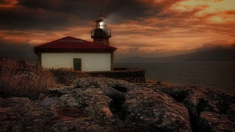 Galicia / Ria de Muros y Noia / Monte Louro lighthouse
AKA Punta Queixal
Author of the photo: [url=https://www.flickr.com/photos/69793877@N07/]jburzuri[/url]
Keywords: Galicia;Spain;Atlantic ocean