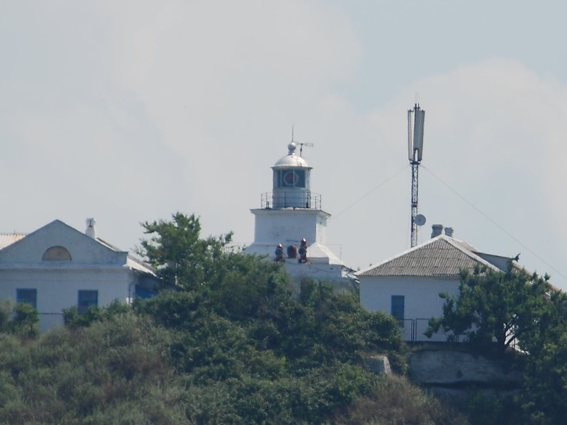 Crimea / Sevastopol / Inkermanskiy (Sevastopol South) Range Front lighthouse
AKA Kostiantynivskyi Leaving Rear
Keywords: Crimea;Sevastopol;Black Sea;Russia