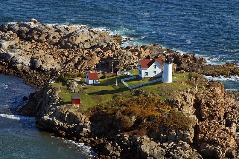Maine / Cape Neddick (Nubble) Lighthouse - aerial
Author of the photo: [url=https://jeremydentremont.smugmug.com/]nelights[/url]

Keywords: Maine;United States;Atlantic ocean;Aerial