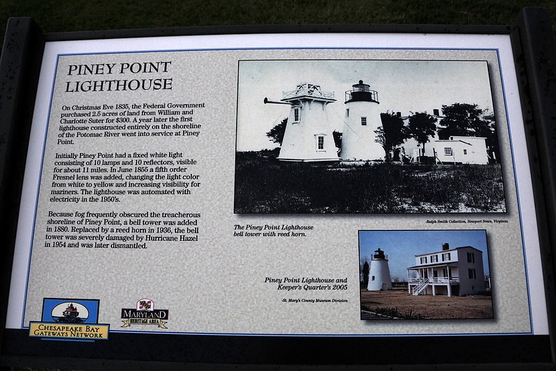 Maryland / Piney Point lighthouse - plate
Author of the photo: [url=https://www.flickr.com/photos/lighthouser/sets]Rick[/url]
Keywords: United States;Maryland;Chesapeake bay;Plate