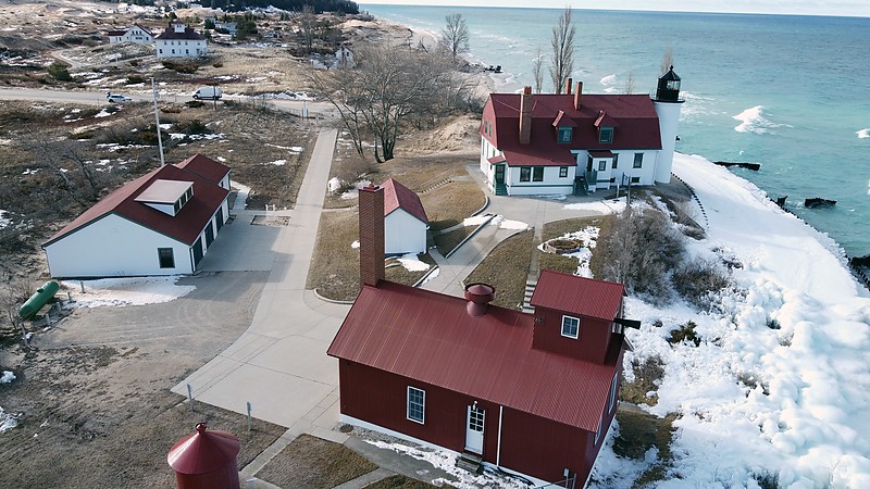 Michigan / Point Betsie lighthouse
Author of the photo: [url=https://www.flickr.com/photos/31291809@N05/]Will[/url]
Keywords: Michigan;Lake Michigan;United States;Aerial