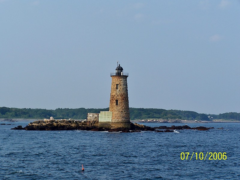 Maine / Whaleback Ledge lighthouse
Author of the photo: [url=https://www.flickr.com/photos/bobindrums/]Robert English[/url]
Keywords: Maine;Atlantic ocean;United States;Offshore