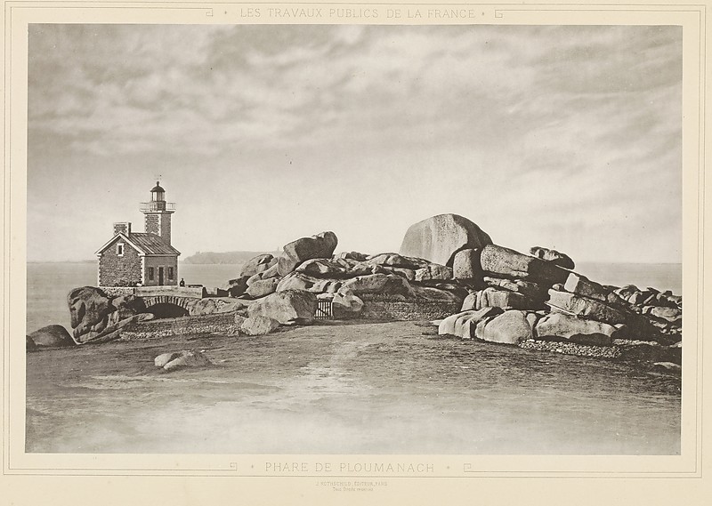 Old Ploumanac'h Lighthouse - Historic picture
AKA Mean-Ruz lighthouse
[url=https://www.rijksmuseum.nl]Source[/url]
Keywords: France;Brittany;English channel;Historic