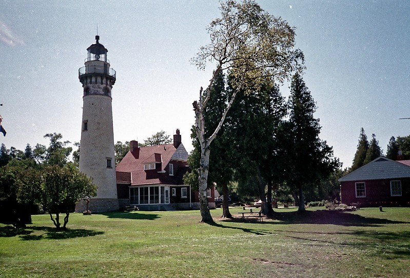 Michigan / Seul Choix Point lighthouse 
Author of the photo: [url=https://www.flickr.com/photos/jowo/]Joel Dinda[/url]
Keywords: Michigan;Lake Michigan;United States