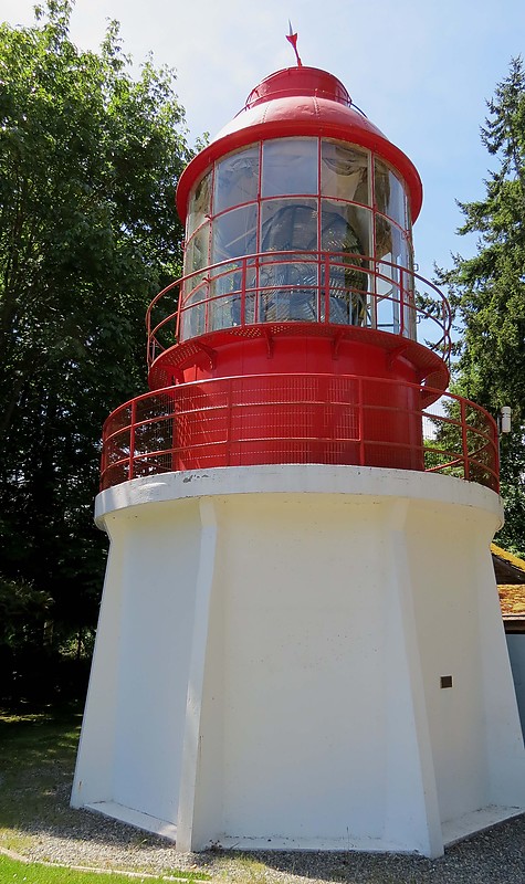 Vancouver Island-B.C. / Sooke Regional Museum / Triangle Island (Cape Scott) Lighthouse
Built in 1910.
Removed in 1918 and replaced on  Estevan Point.
There removed in the eighties.
Since 2004 at the Sooke museum ground.
Author of the photo: [url=https://www.flickr.com/photos/21475135@N05/]Karl Agre[/url]
Keywords: Vancouver;British Columbia;Canada