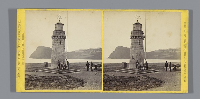 Devon / Teignmouth Lighthouse - historic
[url=https://www.rijksmuseum.nl]Source[/url]
Francis Bedford  c. 1850 - c. 1880

Keywords: Devon;Teignmouth;English channel;Historic