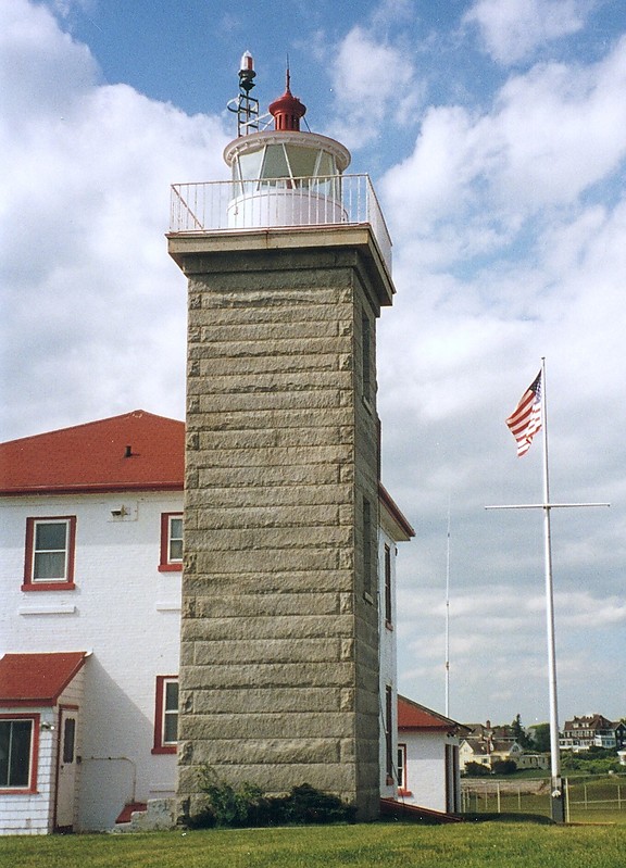 Rhode Island / Watch Hill lighthouse
Author of the photo: [url=https://www.flickr.com/photos/larrymyhre/]Larry Myhre[/url]

Keywords: Rhode Island;United States;Atlantic ocean;Block Island Sound