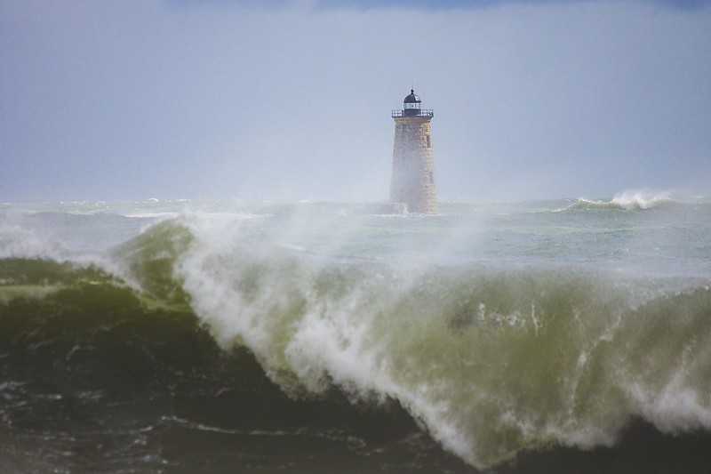 Maine / Whaleback Ledge lighthouse
Author of the photo: [url=https://jeremydentremont.smugmug.com/]nelights[/url]
Keywords: Maine;Atlantic ocean;United States;Offshore;Storm