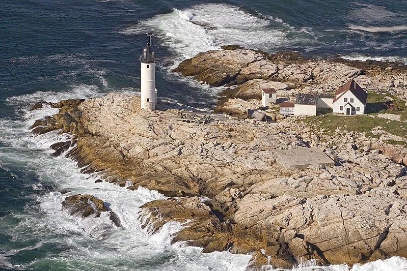 New Hampshire / Isles of Shoals / White Island lighthouse - aerial shot
Author of the photo: [url=https://jeremydentremont.smugmug.com/]nelights[/url]

Keywords: New Hampshire;United States;Atlantic ocean;Aerial