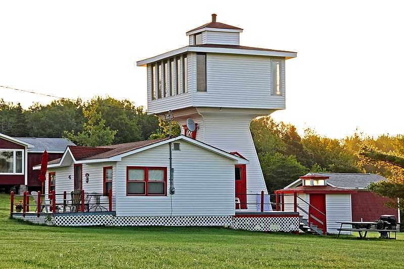 Nova Scotia / Woody Point lighthouse
AKA  Barnes Point relocated to Amherst Shore
Author of the photo: [url=https://www.flickr.com/photos/archer10/] Dennis Jarvis[/url]
Keywords: Nova Scotia;Canada;Northumberland Strait