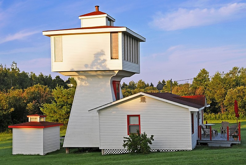 Nova Scotia / Woody Point lighthouse
AKA  Barnes Point relocated to Amherst Shore
Author of the photo: [url=https://www.flickr.com/photos/archer10/] Dennis Jarvis[/url]
Keywords: Nova Scotia;Canada;Northumberland Strait