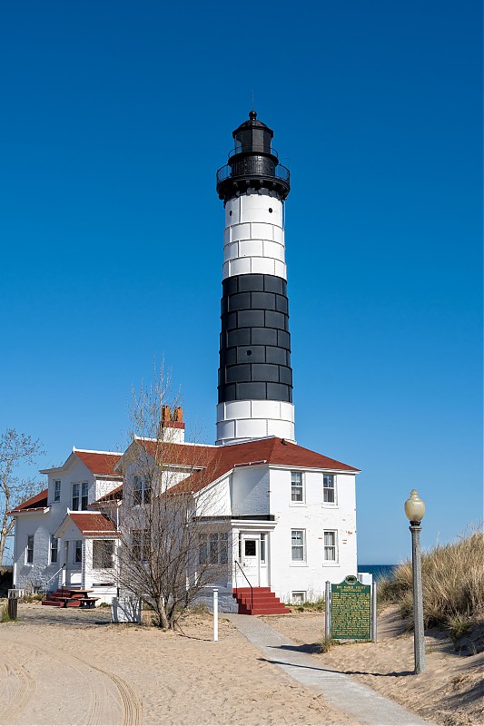 Michigan / Big Sable Point lighthouse
Author of the photo: [url=https://www.flickr.com/photos/larrymyhre/]Larry Myhre[/url]

Keywords: Michigan;Lake Michigan;United States