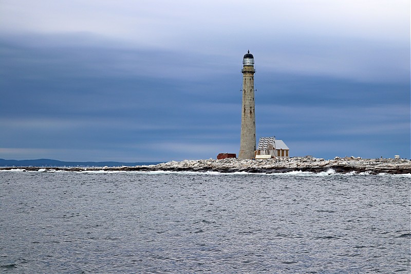 Maine / Boon Island lighthouse 
Author of the photo: [url=https://jeremydentremont.smugmug.com/]nelights[/url]
Keywords: Maine;United States;Atlantic ocean