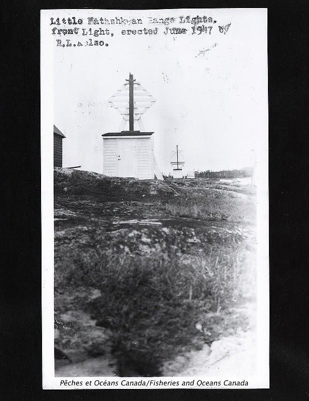 Quebec / Little Natashquan Range lights - historic photo
Source of the photo: [url=https://www.flickr.com/photos/mpo-dfo_quebec/]MPO-DFO Quebec[/url]

Keywords: Canada;Quebec;Gulf of Saint Lawrence;Historic