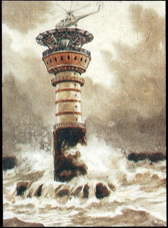 Latvia / Irbe Strait lighthouse
From set of postcards "Lighthouses of USSR"
Keywords: Art