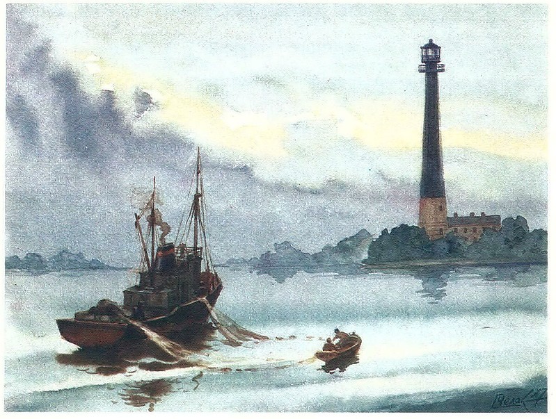 Estonia / Saaremaa / Sorve lighthouse
From set of postcards "Lighthouses of USSR"
Keywords: Art