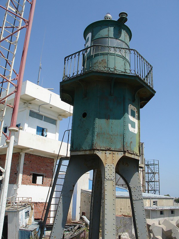 La Goulette lighthouse
AKA  Tunis Jetée Nord
Keywords: La Goulette;Tunisia;Mediterranean sea