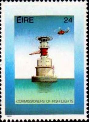 Irish Sea / Dublin Bay / Kish Bank Lighthouse
Keywords: Stamp