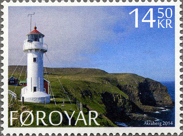 Faroe Islands / Akraberg Lighthouse
Akraberg Lt, 28 Apr 2014
Keywords: Stamp