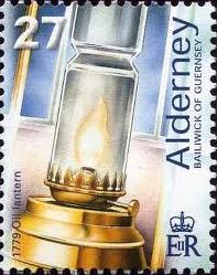 Channel Islands / Alderney Lighthouse
Lighthouse oillamp 1779
Keywords: Stamp