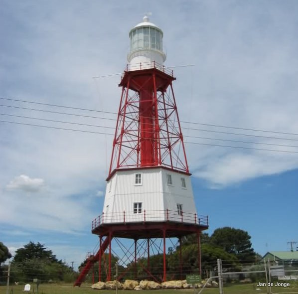 Kingston / Cape Jaffa Lighthouse
Built in 1872, inactive since 1974.
rebuilt in 1975/76 at Kingston.
Keywords: Kingston;South Australia;Australia;Southern Ocean