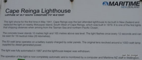 Northern Island / Cape Reinga Lighthouse
Keywords: Cape Reinga;New Zealand;Pacific ocean;Tasman sea;Plate