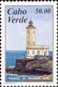 Cape Verde / Ilha de Santiago / Praia - Ponta Temerosa / Farol Dona Maria Pia
Keywords: Stamp;Cape Verde
