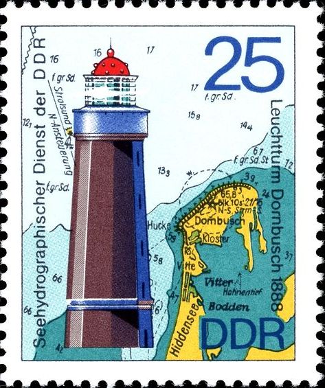 Ostsee / Hiddensee / Dornbusch Lighthouse
Keywords: Stamp