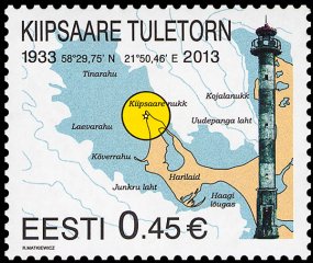 Estonia / Saaremaa / Kiipsaare Tuletorn Lighthouse
Keywords: Stamp