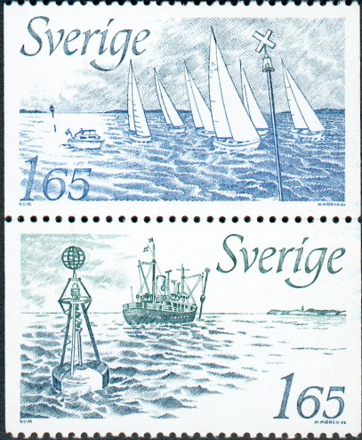 Sweden / Seamarks
Keywords: Stamp