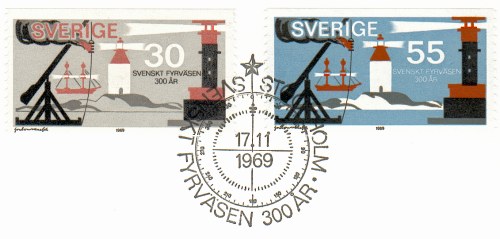 Sweden / 300 years Fyrväsen (Lights Maintenance Authority)
Keywords: Stamp
