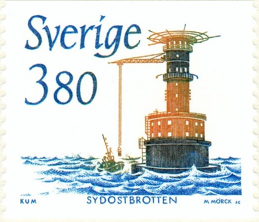Sweden / Syd-Ost Brotten Fyr
Keywords: Stamp