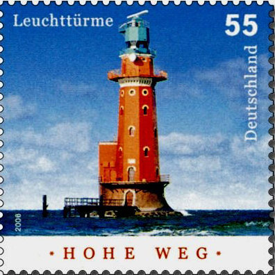 Wattenmeer / Au?enWeser / Hohe Weg Lighthouse
Keywords: Stamp;Germany