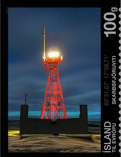 Iceland / South Coast / Skardsfjara Light
Skarðsfjara Lighthouse, 12 Sep 2013
Keywords: Stamp