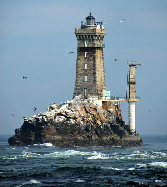 Brittany / Finistere / Pointe du Raz / Phare de la Vieille
Built in 1887
This region is the nicest i know for lighthouses.
In the dark, so many lights around, wunderfull.
Keywords: France;Brittany;Bay of Biscay;Offshore