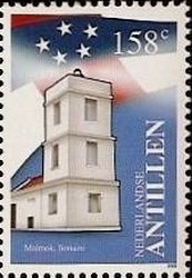 Nederlandse Antillen / Bonaire / Ceru Bentana Lighthouse
On the stamp is written Malmok Lighthouse, but it is Ceru Bentana Lighthouse near Malmok.
Keywords: Stamp